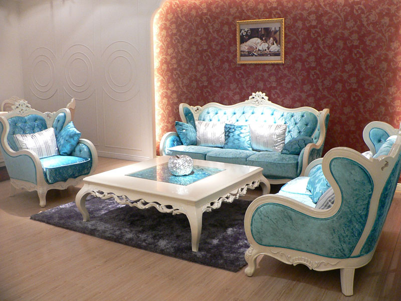 PJF-SOFA-9Bロココ調ソファ３点セット